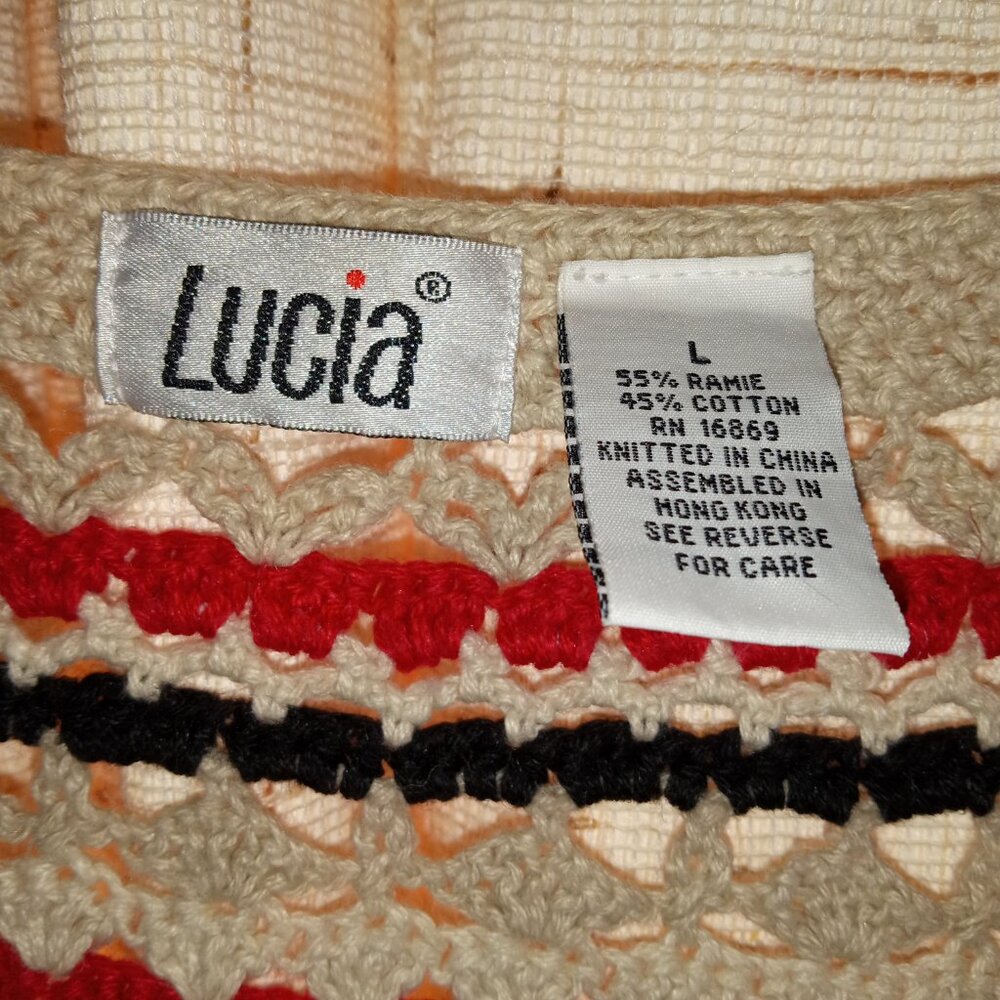 Women's crocheted sweater - Picture 4 of 6
